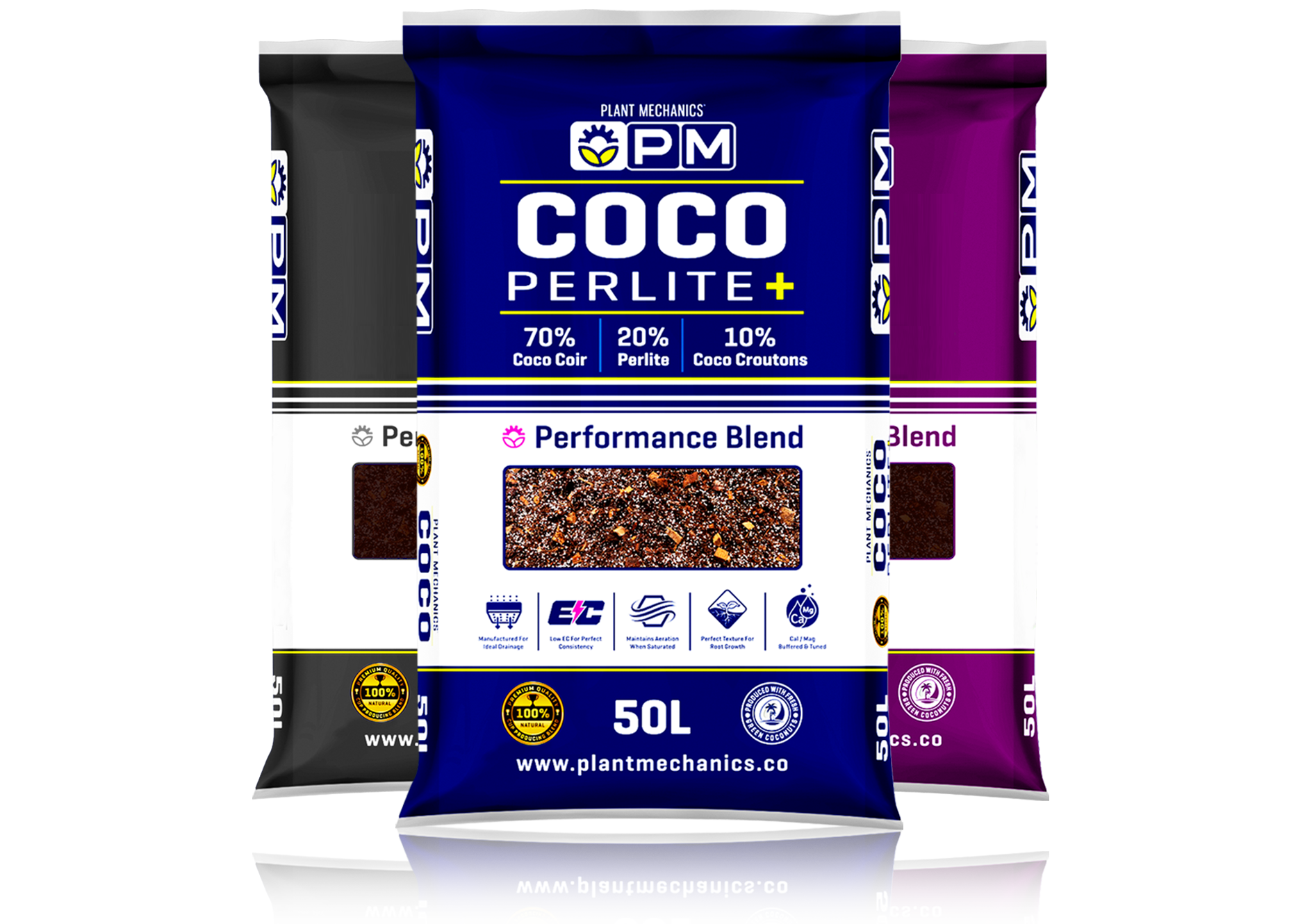 Plant Mechanics Perlite + bags in a group shot